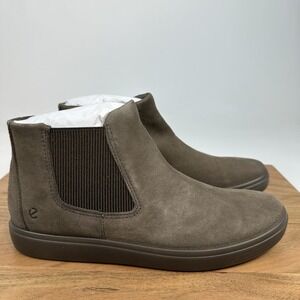 New NIB Womens Ecco Classic Sneaker Bootie Dark Clay‎ Shoes Size 40 US 9-9.5 M